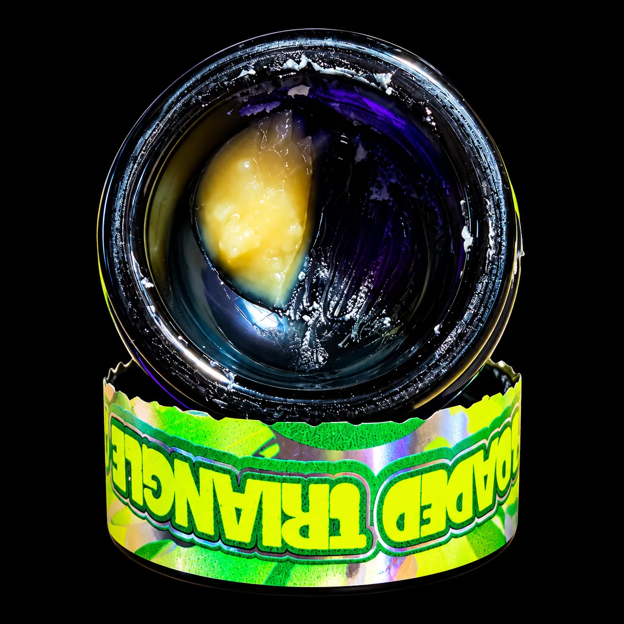 Loaded Triangle live hash rosin by Deep South Genetics